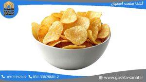تولید و بسته بندی چیپس در خانه