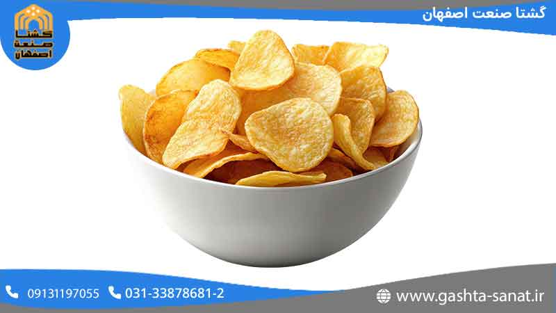 تولید و بسته بندی چیپس در خانه