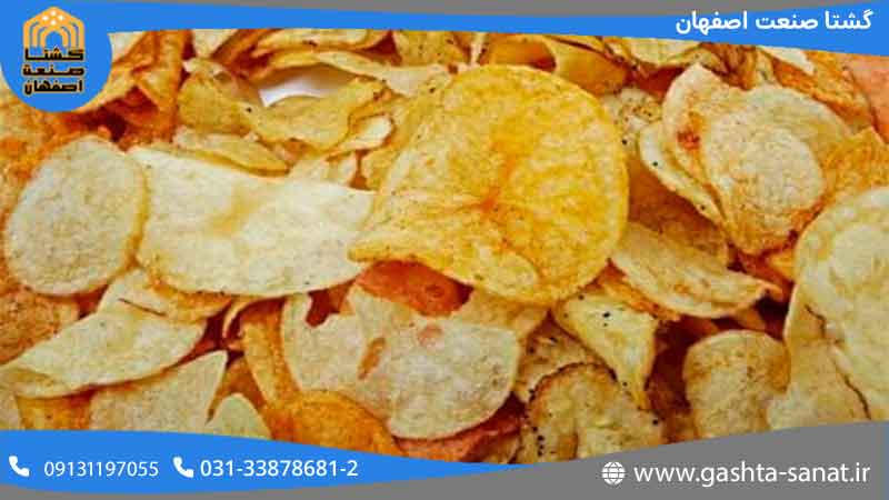 خنک کردن و آماده سازی چیپس برای بسته بندی