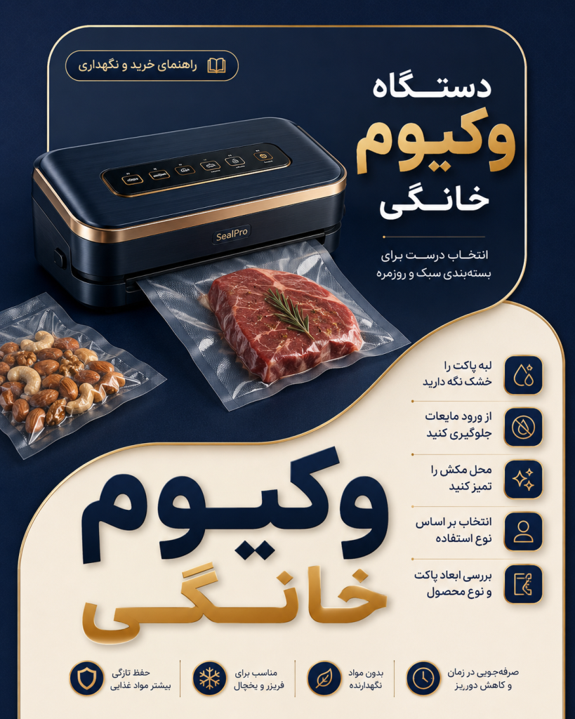 راهنما دستگاه وکیوم خانگی